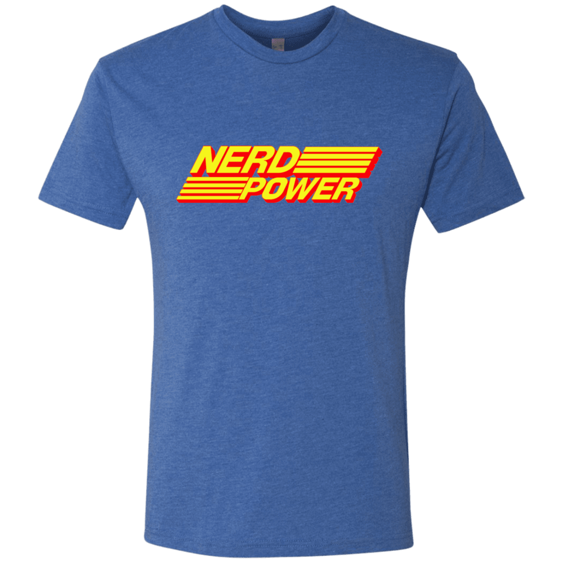 T-Shirts Vintage Royal / S Nerd Power Men's Triblend T-Shirt