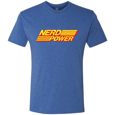 T-Shirts Vintage Royal / S Nerd Power Men's Triblend T-Shirt