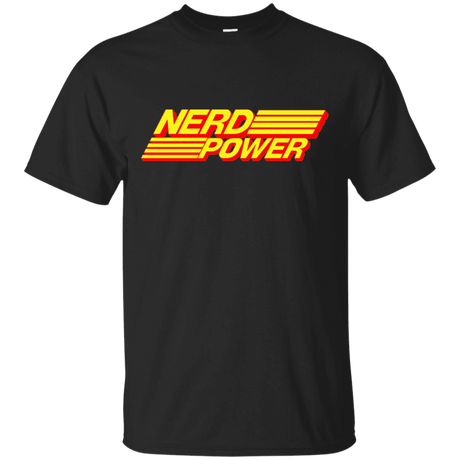 T-Shirts Black / S Nerd Power T-Shirt