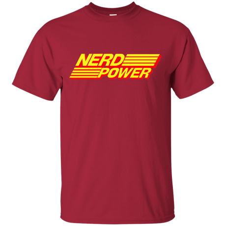 T-Shirts Cardinal / S Nerd Power T-Shirt