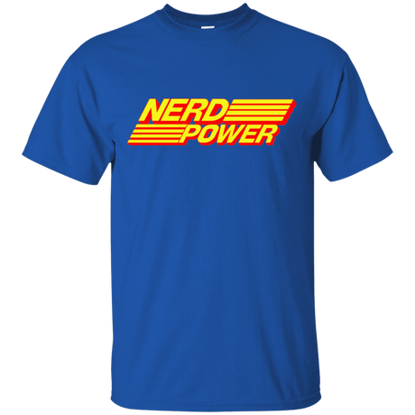 T-Shirts Royal / S Nerd Power T-Shirt