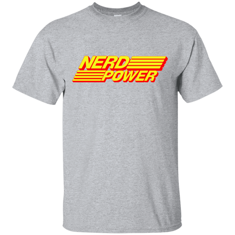 T-Shirts Sport Grey / S Nerd Power T-Shirt