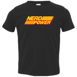 T-Shirts Black / 2T Nerd Power Toddler Premium T-Shirt