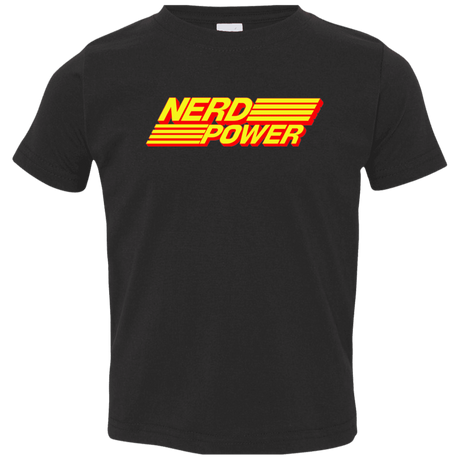 T-Shirts Black / 2T Nerd Power Toddler Premium T-Shirt