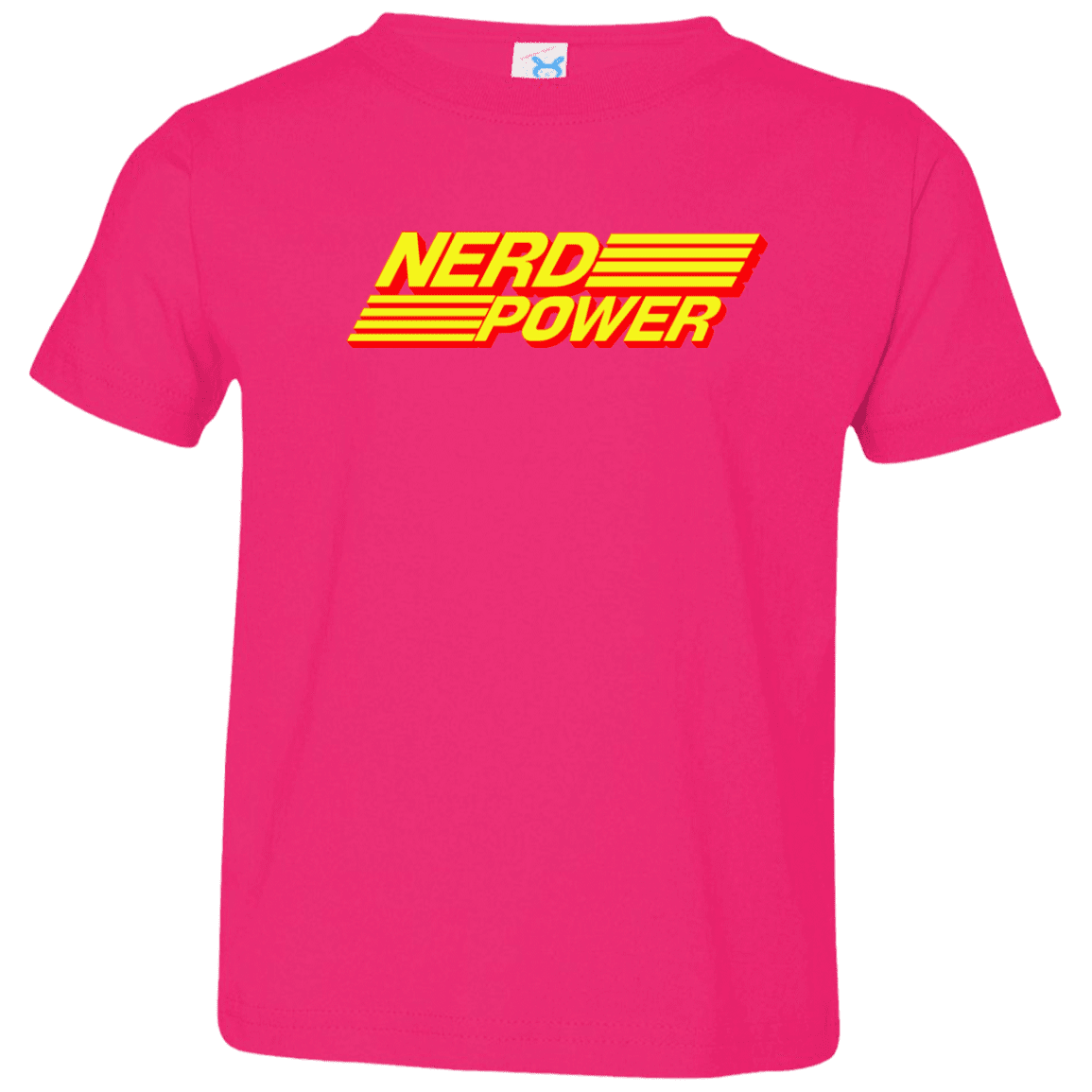 T-Shirts Hot Pink / 2T Nerd Power Toddler Premium T-Shirt