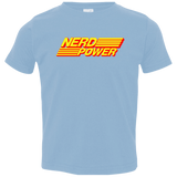 T-Shirts Light Blue / 2T Nerd Power Toddler Premium T-Shirt
