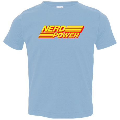 T-Shirts Light Blue / 2T Nerd Power Toddler Premium T-Shirt