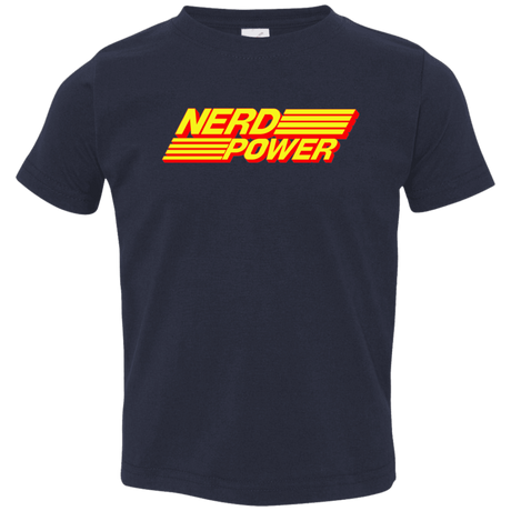 T-Shirts Navy / 2T Nerd Power Toddler Premium T-Shirt