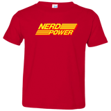 T-Shirts Red / 2T Nerd Power Toddler Premium T-Shirt