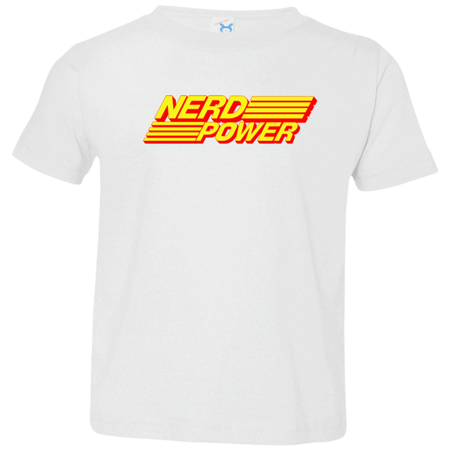 T-Shirts White / 2T Nerd Power Toddler Premium T-Shirt