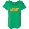 T-Shirts Envy / X-Small Nerd Power Triblend Dolman Sleeve