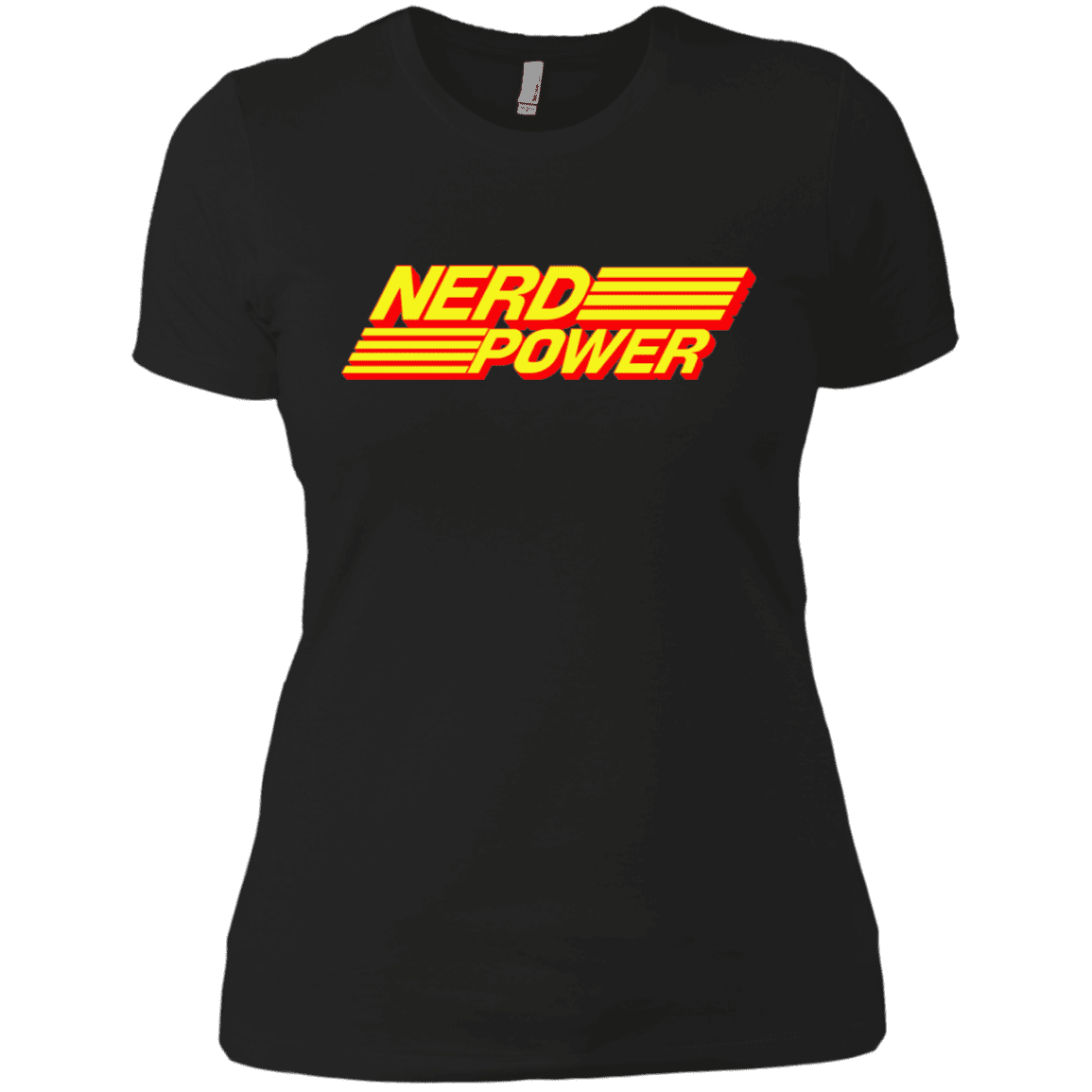 T-Shirts Black / X-Small Nerd Power Women's Premium T-Shirt