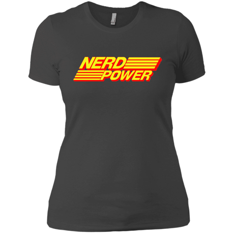 T-Shirts Heavy Metal / X-Small Nerd Power Women's Premium T-Shirt