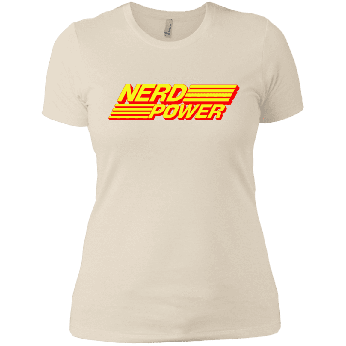 T-Shirts Ivory/ / X-Small Nerd Power Women's Premium T-Shirt