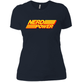 T-Shirts Midnight Navy / X-Small Nerd Power Women's Premium T-Shirt