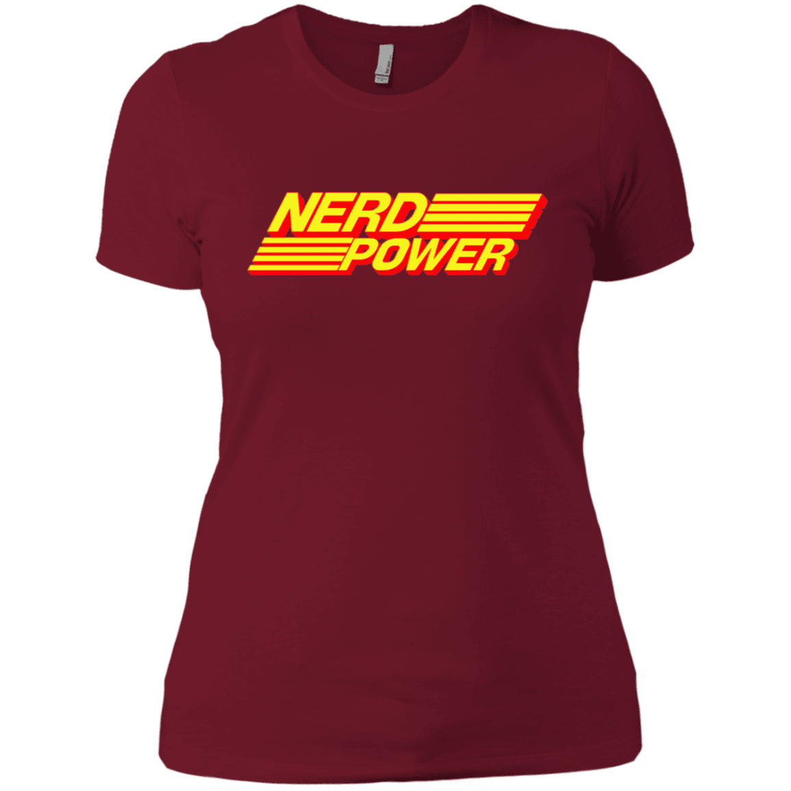 T-Shirts Scarlet / S Nerd Power Women's Premium T-Shirt