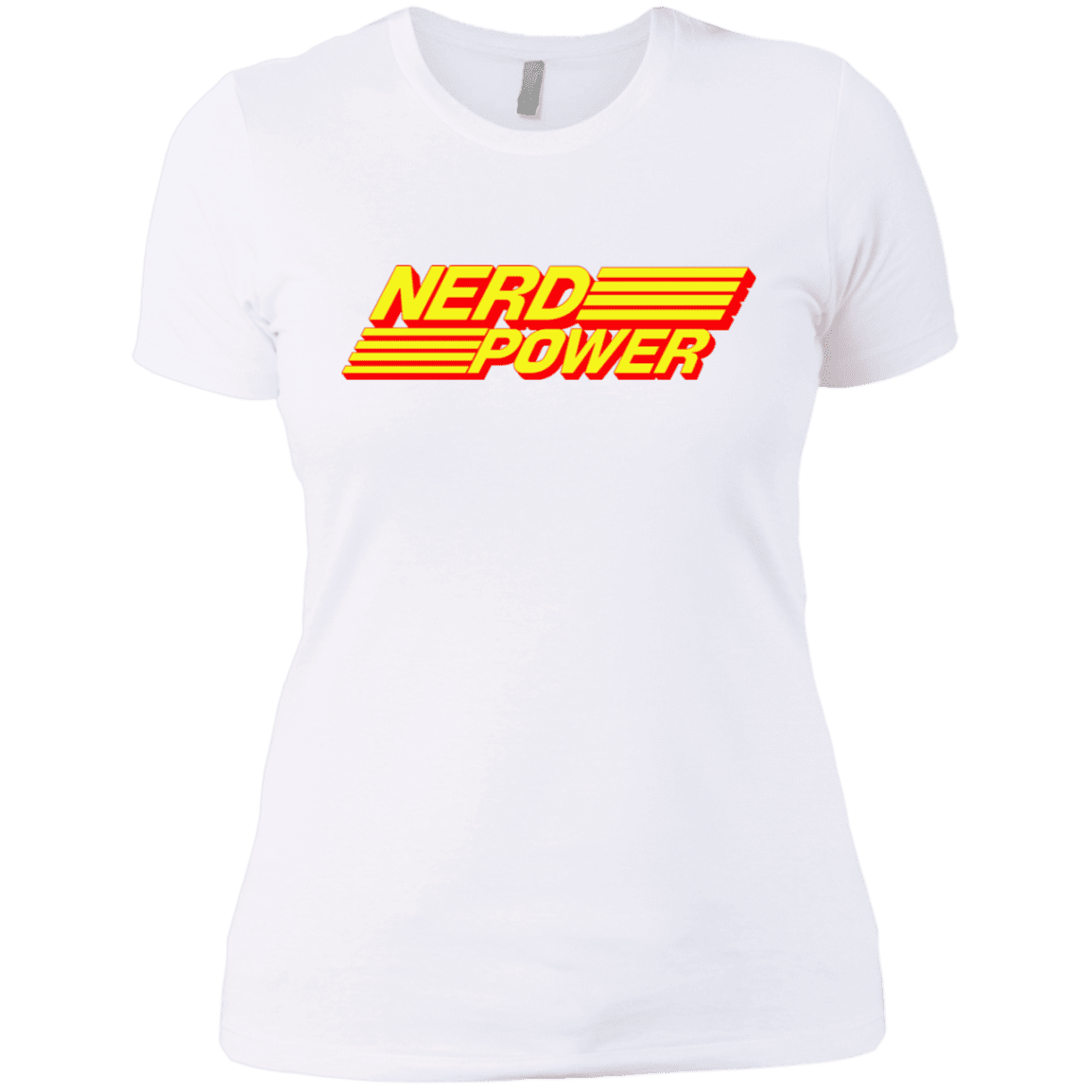 T-Shirts White / X-Small Nerd Power Women's Premium T-Shirt