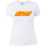 T-Shirts White / X-Small Nerd Power Women's Premium T-Shirt