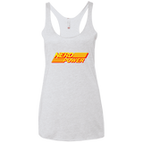 T-Shirts Heather White / X-Small Nerd Power Women's Triblend Racerback Tank