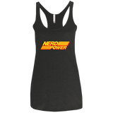 T-Shirts Vintage Black / X-Small Nerd Power Women's Triblend Racerback Tank