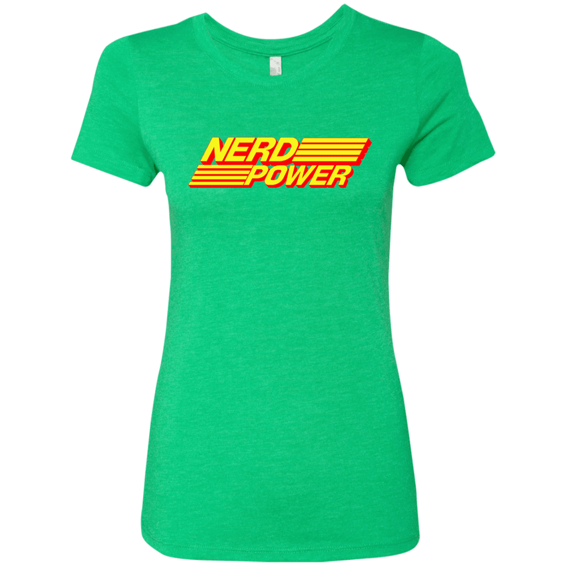 T-Shirts Envy / S Nerd Power Women's Triblend T-Shirt