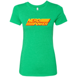 T-Shirts Envy / S Nerd Power Women's Triblend T-Shirt