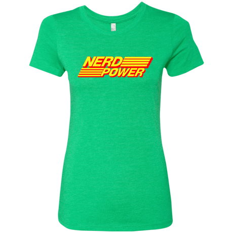 T-Shirts Envy / S Nerd Power Women's Triblend T-Shirt