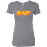T-Shirts Premium Heather / S Nerd Power Women's Triblend T-Shirt