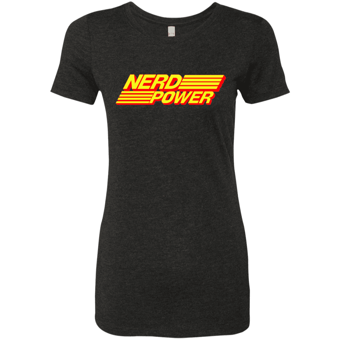 T-Shirts Vintage Black / S Nerd Power Women's Triblend T-Shirt