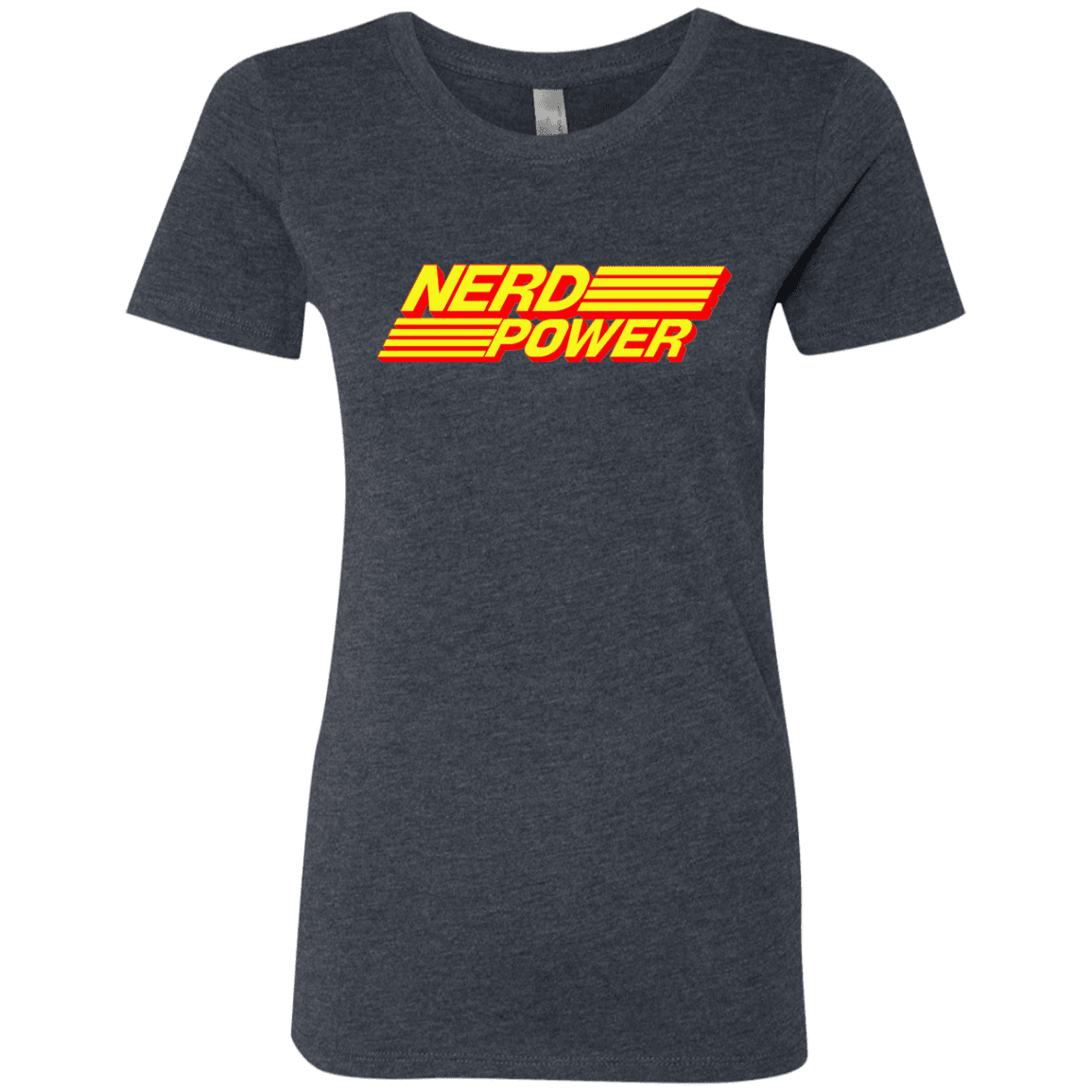 T-Shirts Vintage Navy / S Nerd Power Women's Triblend T-Shirt