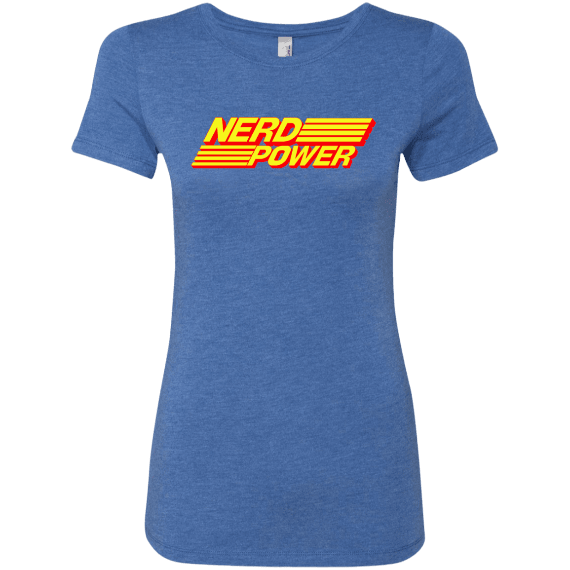 T-Shirts Vintage Royal / S Nerd Power Women's Triblend T-Shirt