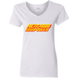 T-Shirts White / S Nerd Power Women's V-Neck T-Shirt