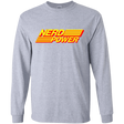 T-Shirts Sport Grey / YS Nerd Power Youth Long Sleeve T-Shirt