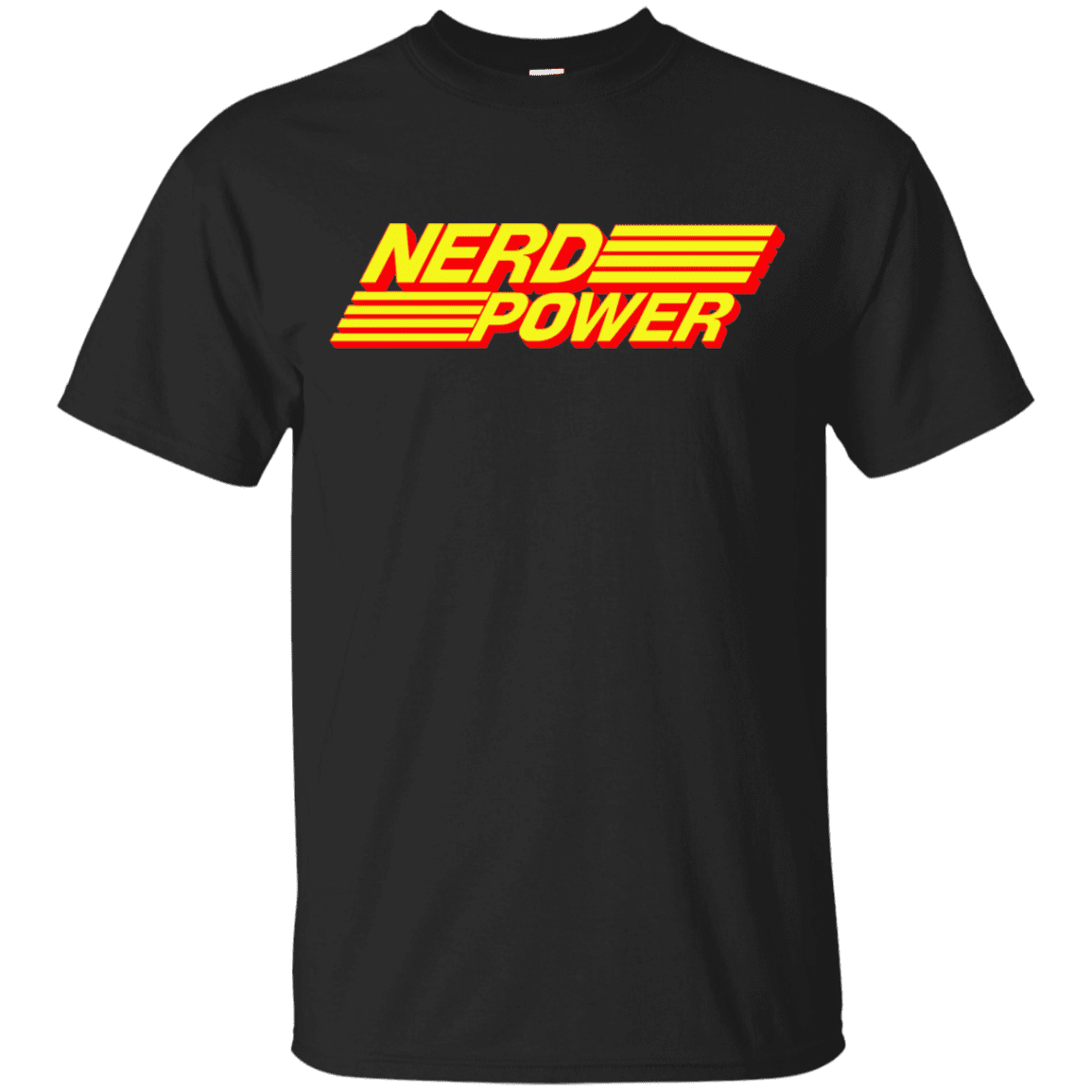 T-Shirts Black / YXS Nerd Power Youth T-Shirt