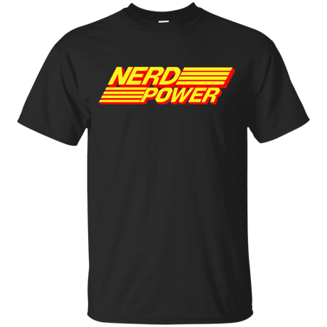 T-Shirts Black / YXS Nerd Power Youth T-Shirt