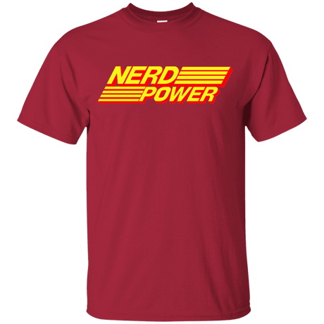 T-Shirts Cardinal / YXS Nerd Power Youth T-Shirt