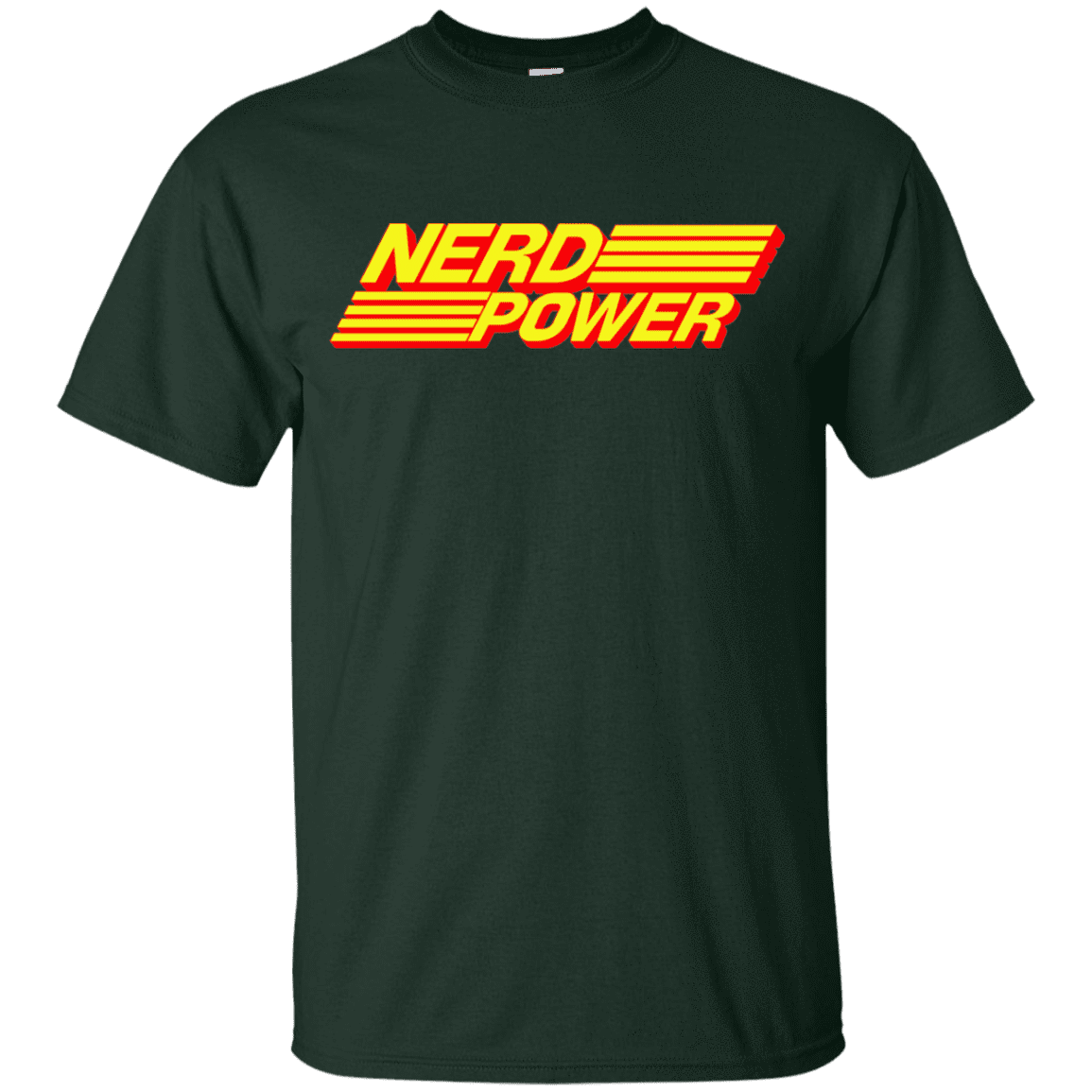 T-Shirts Forest / YXS Nerd Power Youth T-Shirt