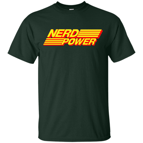 T-Shirts Forest / YXS Nerd Power Youth T-Shirt