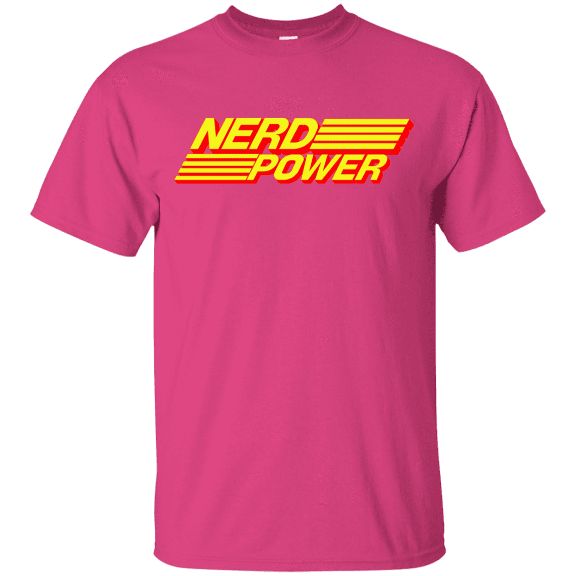 T-Shirts Heliconia / YXS Nerd Power Youth T-Shirt