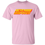T-Shirts Light Pink / YXS Nerd Power Youth T-Shirt
