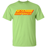 T-Shirts Mint Green / YXS Nerd Power Youth T-Shirt