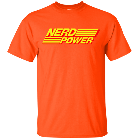T-Shirts Orange / YXS Nerd Power Youth T-Shirt