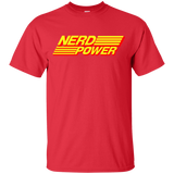 T-Shirts Red / YXS Nerd Power Youth T-Shirt