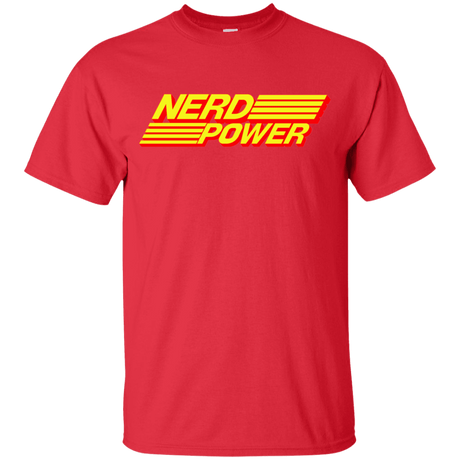 T-Shirts Red / YXS Nerd Power Youth T-Shirt
