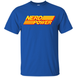 T-Shirts Royal / YXS Nerd Power Youth T-Shirt