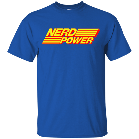 T-Shirts Royal / YXS Nerd Power Youth T-Shirt