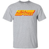 T-Shirts Sport Grey / YXS Nerd Power Youth T-Shirt