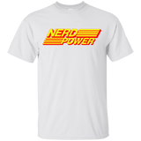 T-Shirts White / YXS Nerd Power Youth T-Shirt