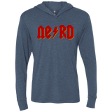 T-Shirts Indigo / X-Small NERD Triblend Long Sleeve Hoodie Tee