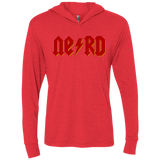 T-Shirts Vintage Red / X-Small NERD Triblend Long Sleeve Hoodie Tee